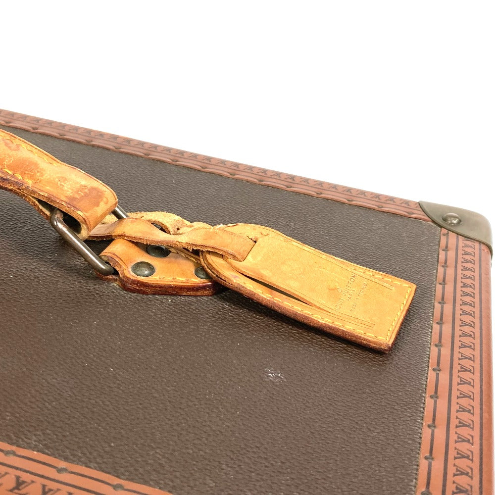 LOUIS VUITTON Constellations Vintage Leather Trunk, Unisex, Brown