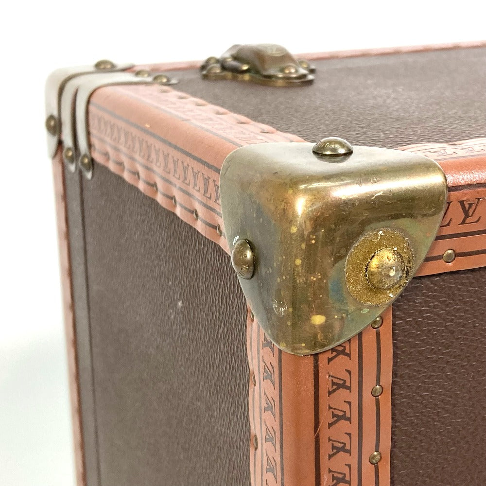 LOUIS VUITTON Constellations Vintage Leather Trunk, Unisex, Brown