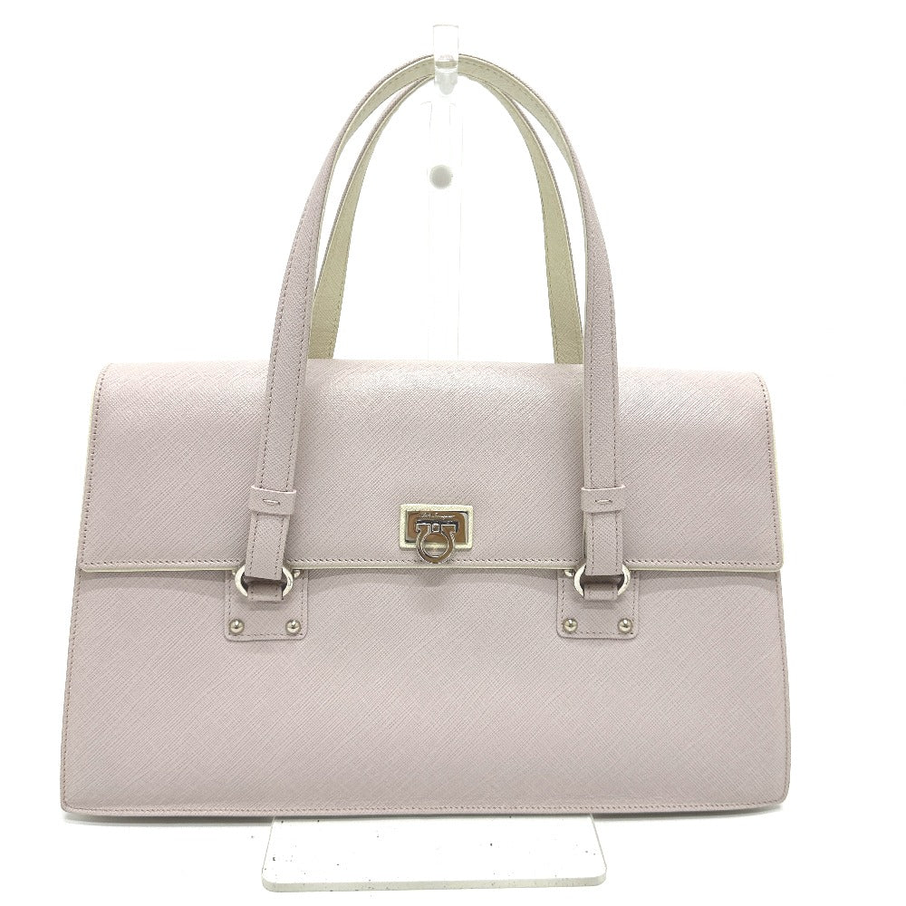 Salvatore Ferragamo ガンチーニ ハンドバッグ レザー レディース ピンク
