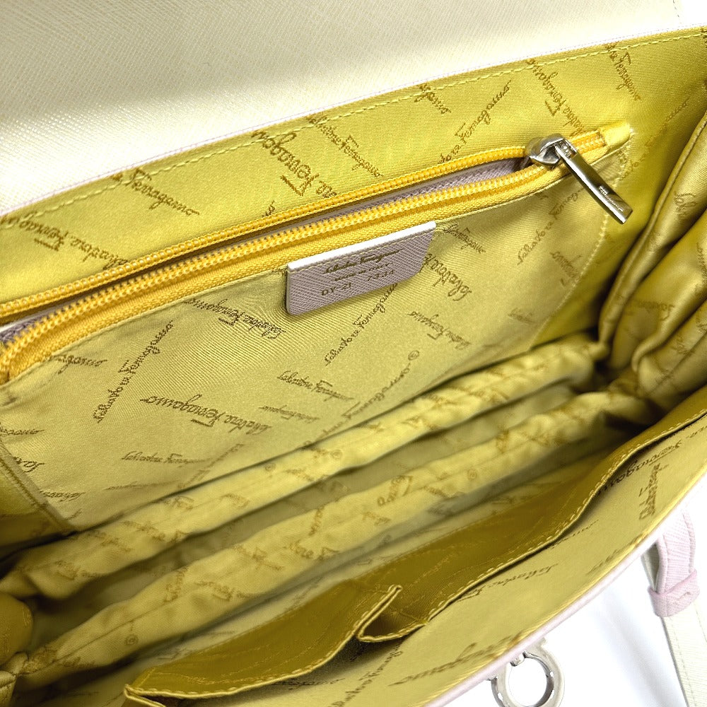 Salvatore Ferragamo ガンチーニ ハンドバッグ レザー レディース ピンク