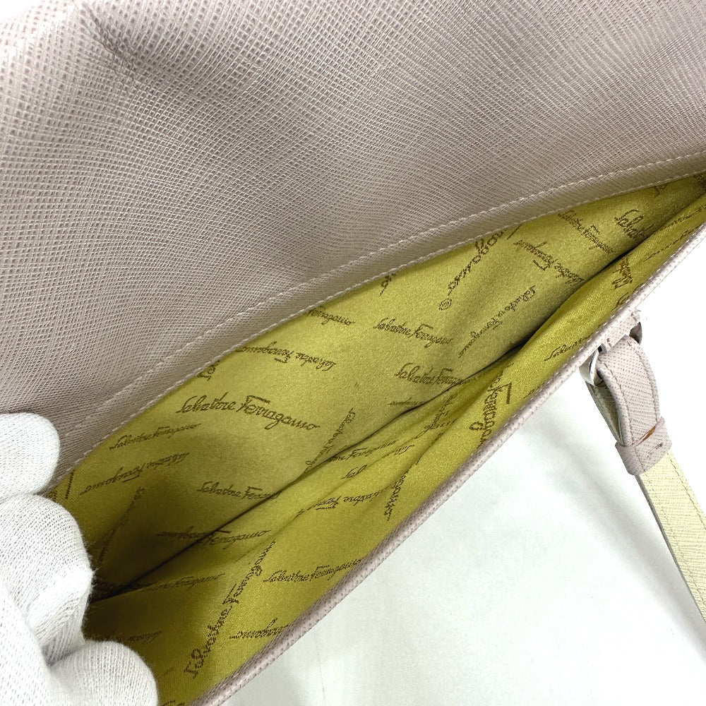 Salvatore Ferragamo ガンチーニ ハンドバッグ レザー レディース ピンク