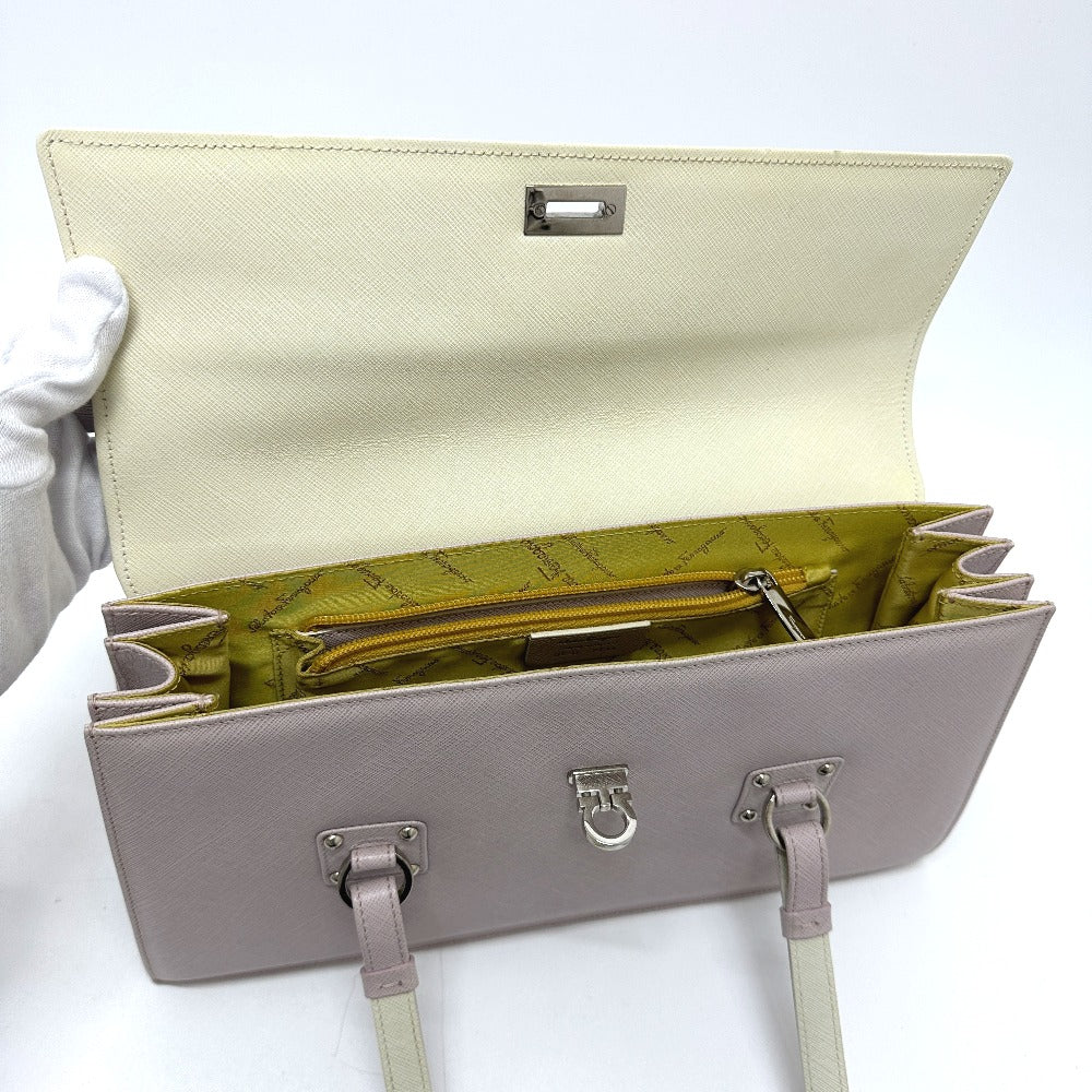 Salvatore Ferragamo ガンチーニ ハンドバッグ レザー レディース ピンク