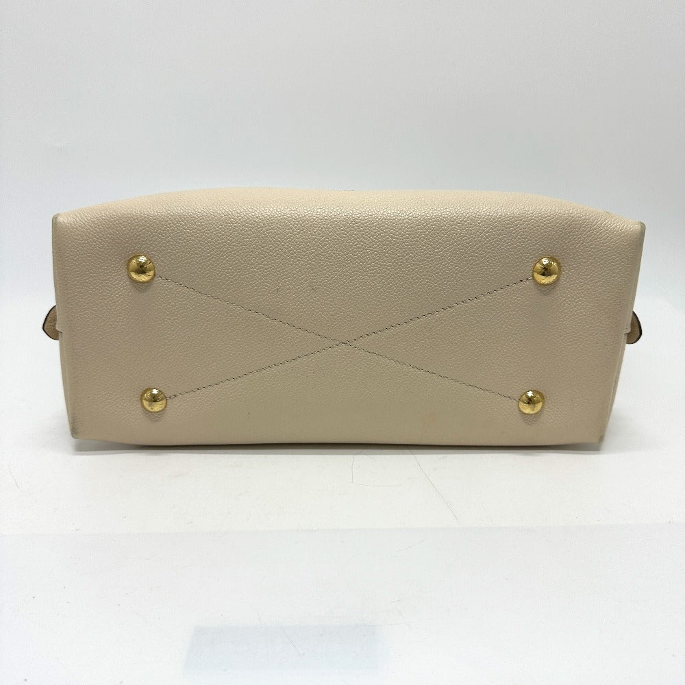 LOUIS VUITTON M44885 Monogram Empreinte Neo Alma PM 2-Way Handbag in Monogram Empreinte Leather, Tourterelle Crème Beige