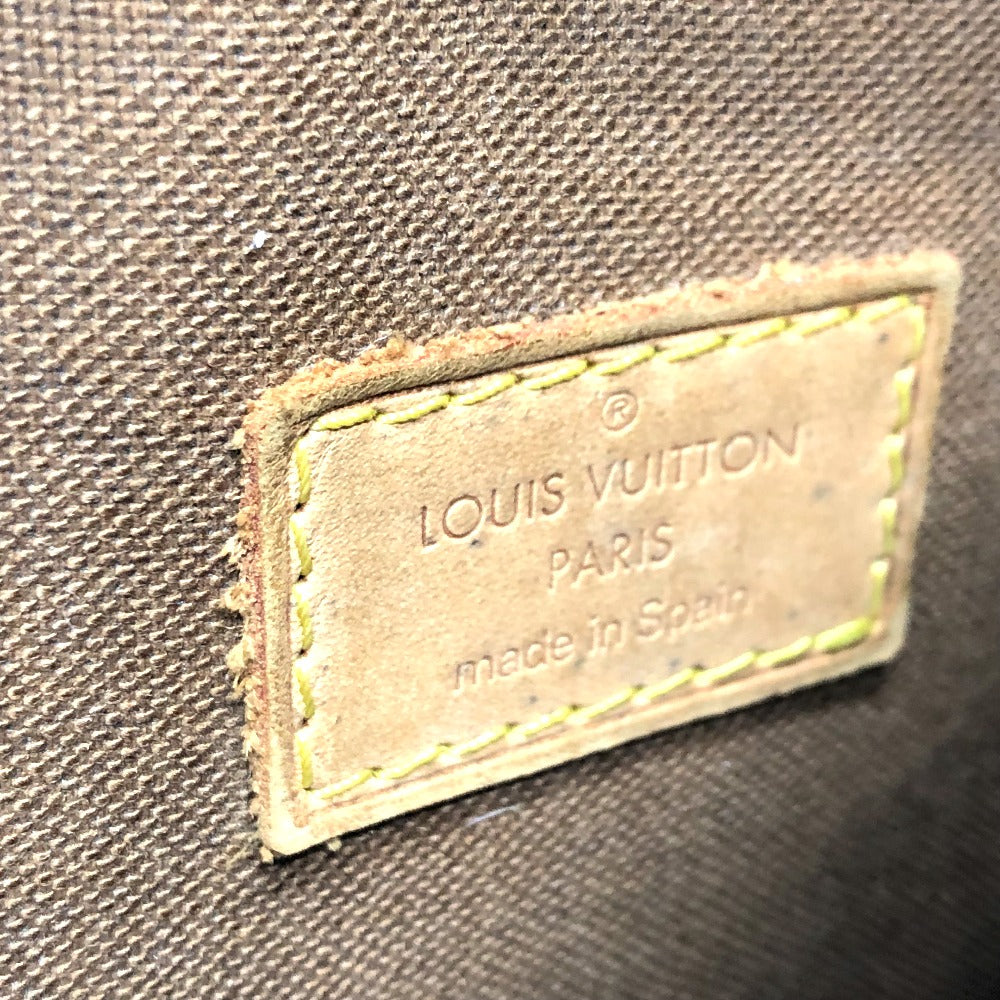 LOUIS VUITTON M51870 Monogram Pochette Ganju Shoulder Bag in Monogram Canvas, Unisex, Brown