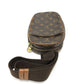 LOUIS VUITTON M51870 Monogram Pochette Ganju Shoulder Bag in Monogram Canvas, Unisex, Brown