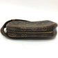LOUIS VUITTON M51870 Monogram Pochette Ganju Shoulder Bag in Monogram Canvas, Unisex, Brown