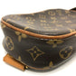 LOUIS VUITTON M51870 Monogram Pochette Ganju Shoulder Bag in Monogram Canvas, Unisex, Brown
