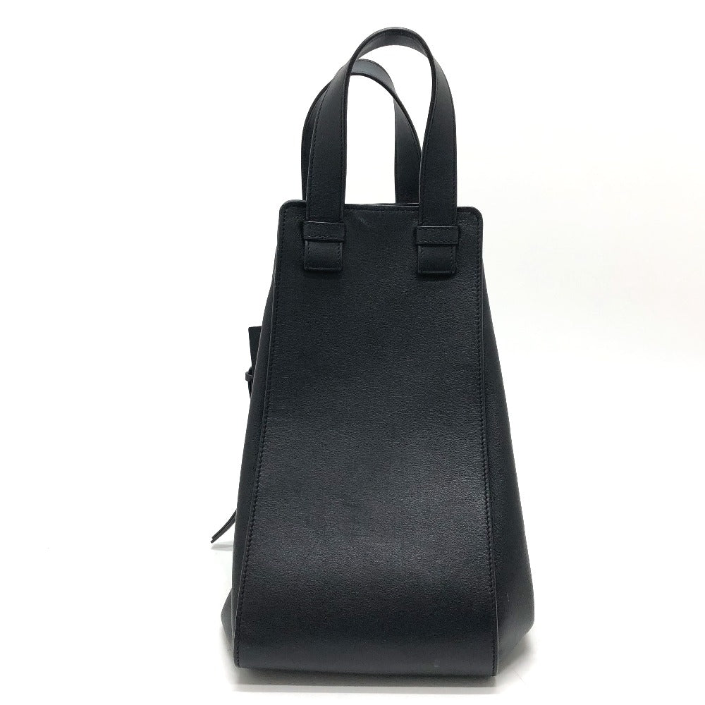 LOEWE ハンモック ミディアム 2WAYバッグ ハンドバッグ ハンドバッグ レザー レディース ブラック - brandshop-reference
