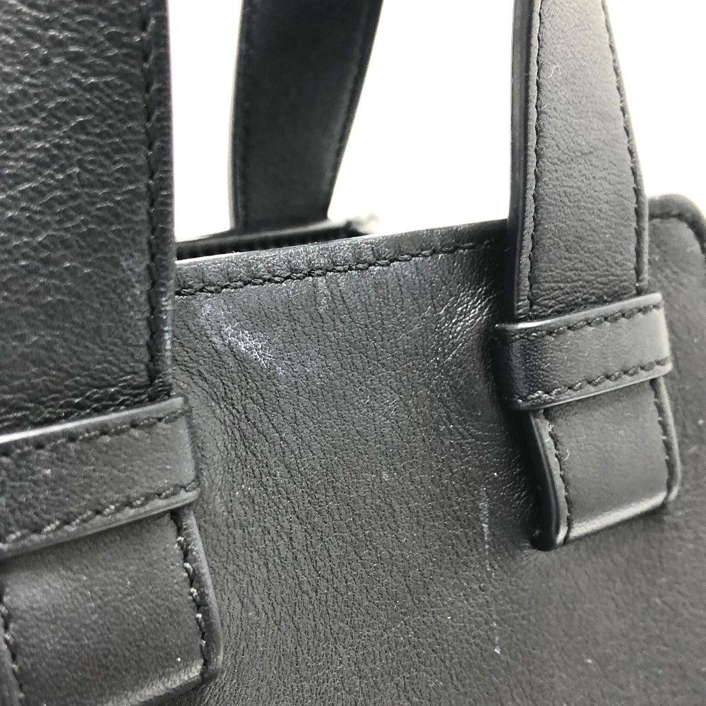 LOEWE ハンモック ミディアム 2WAYバッグ ハンドバッグ ハンドバッグ レザー レディース ブラック - brandshop-reference
