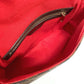 LOUIS VUITTON N51158 Damier Mini Looping SPO Special Order Shoulder Bag/Tote Bag in Damier Canvas, Ebene Brown, Women's