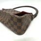LOUIS VUITTON N51158 Damier Mini Looping SPO Special Order Shoulder Bag/Tote Bag in Damier Canvas, Ebene Brown, Women's
