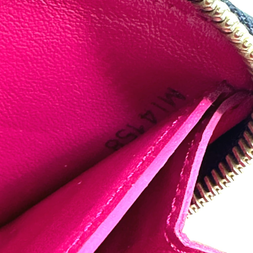 LOUIS VUITTON M63102 Portefeuille Comet Long Wallet in Taurillon Leather, Women's, Black
