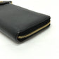 LOUIS VUITTON M63102 Portefeuille Comet Long Wallet in Taurillon Leather, Women's, Black