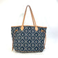 LOUIS VUITTON M57484 Monogram Jacquard Neverfull MM SINCE1854 Shoulder Bag/Tote Bag with Pouch, Navy Blue
