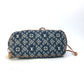 LOUIS VUITTON M57484 Monogram Jacquard Neverfull MM SINCE1854 Shoulder Bag/Tote Bag with Pouch, Navy Blue