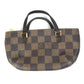 LOUIS VUITTON N51120 Damier Manosque GM Shoulder Bag/Tote Bag in Damier Canvas, Ebene Brown, Women's