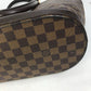 LOUIS VUITTON N51120 Damier Manosque GM Shoulder Bag/Tote Bag in Damier Canvas, Ebene Brown, Women's