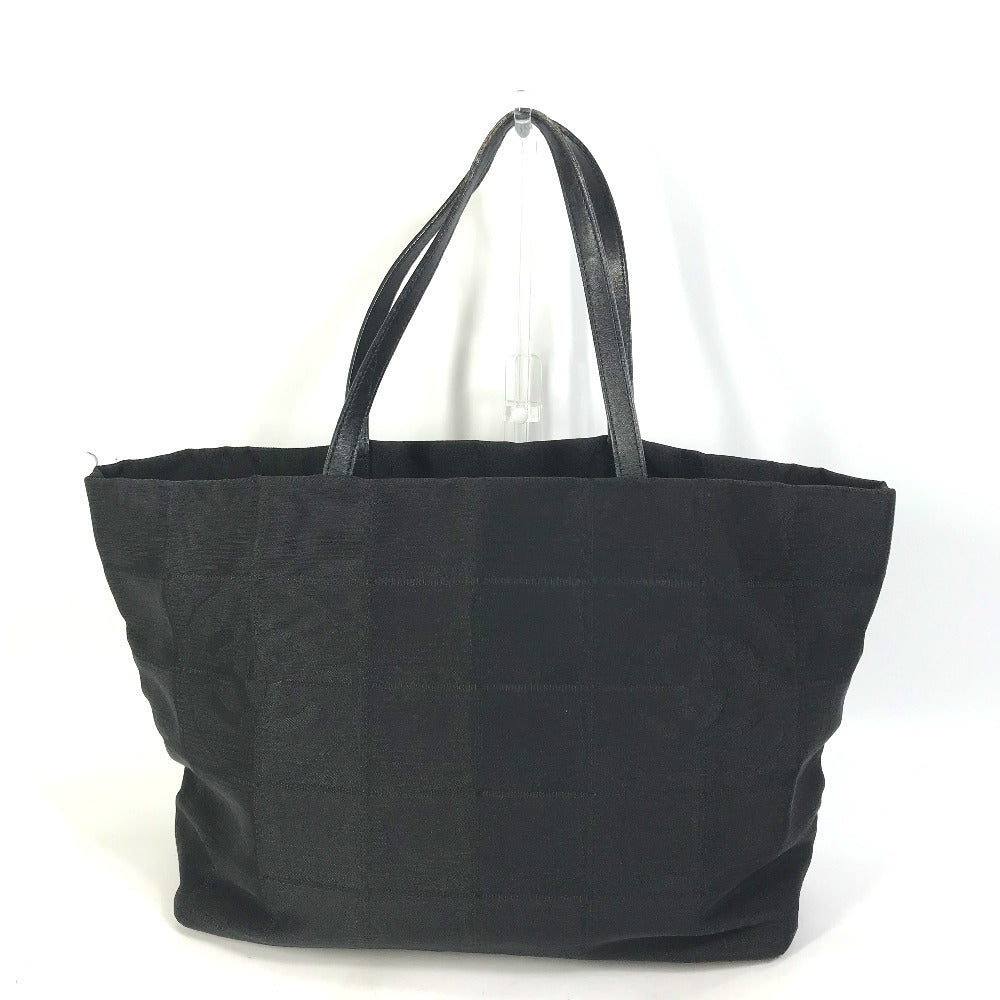 CHANEL A15991 CC ココマーク ニュートラベルライン MM ハンドバッグ ショルダーバッグ 肩掛け トートバッグ ナイロン/レザー レディース ブラック
