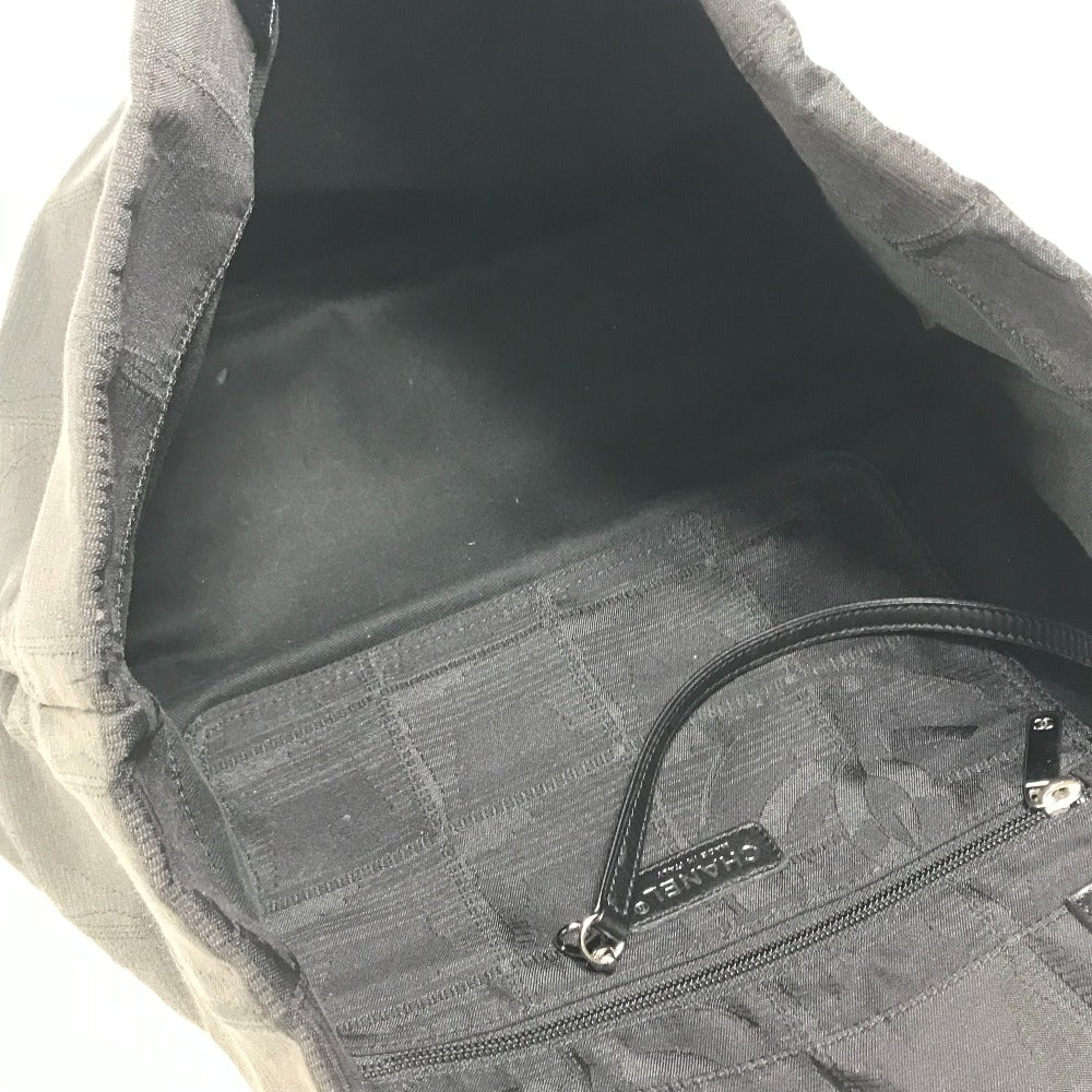 CHANEL A15991 CC ココマーク ニュートラベルライン MM ハンドバッグ ショルダーバッグ 肩掛け トートバッグ ナイロン/レザー レディース ブラック