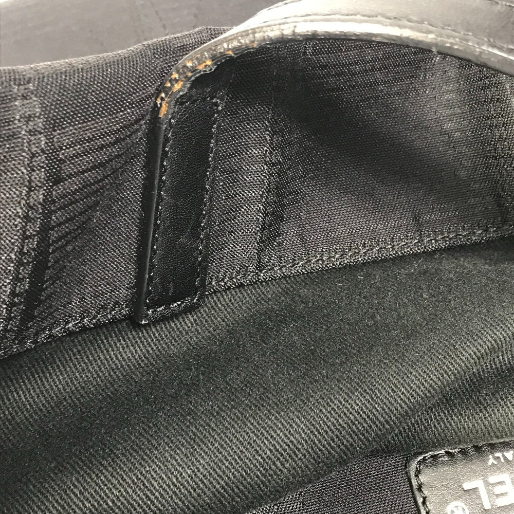 CHANEL A15991 CC ココマーク ニュートラベルライン MM ハンドバッグ ショルダーバッグ 肩掛け トートバッグ ナイロン/レザー レディース ブラック
