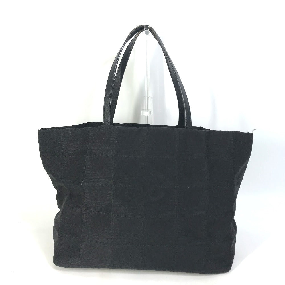CHANEL A15991 CC ココマーク ニュートラベルライン MM ハンドバッグ ショルダーバッグ 肩掛け トートバッグ ナイロン/レザー レディース ブラック