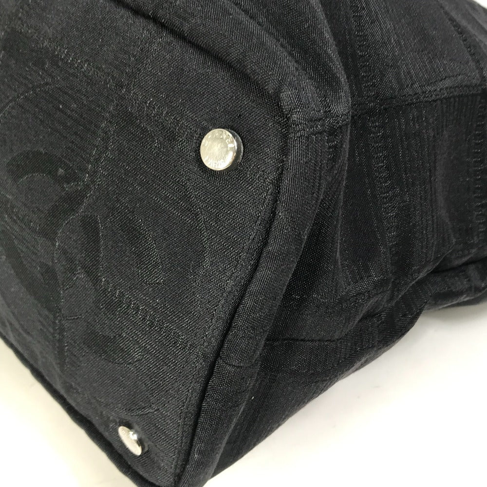 CHANEL A15991 CC ココマーク ニュートラベルライン MM ハンドバッグ ショルダーバッグ 肩掛け トートバッグ ナイロン/レザー レディース ブラック