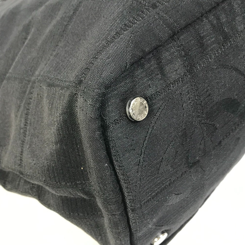 CHANEL A15991 CC ココマーク ニュートラベルライン MM ハンドバッグ ショルダーバッグ 肩掛け トートバッグ ナイロン/レザー レディース ブラック
