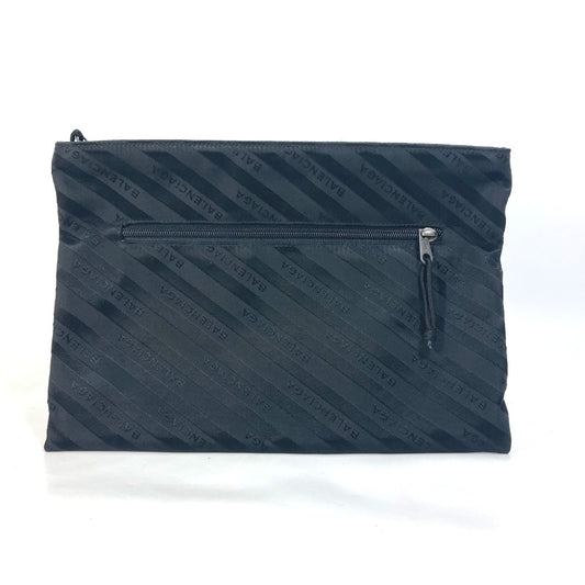 BALENCIAGA 459745 ロゴ エクスプローラー カバン ポーチ クラッチバッグ ナイロン メンズ ブラック