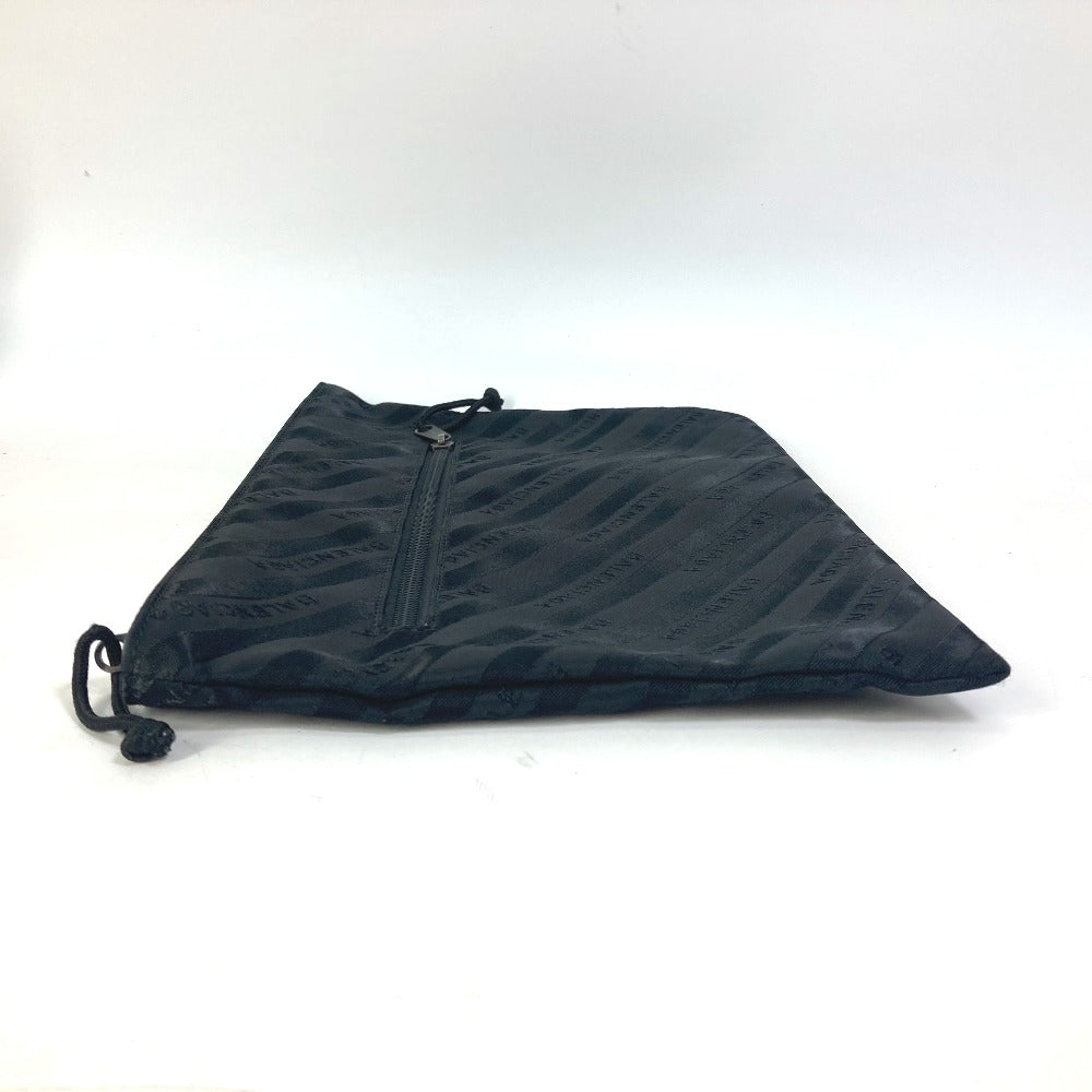 BALENCIAGA 459745 ロゴ エクスプローラー カバン ポーチ クラッチバッグ ナイロン メンズ ブラック