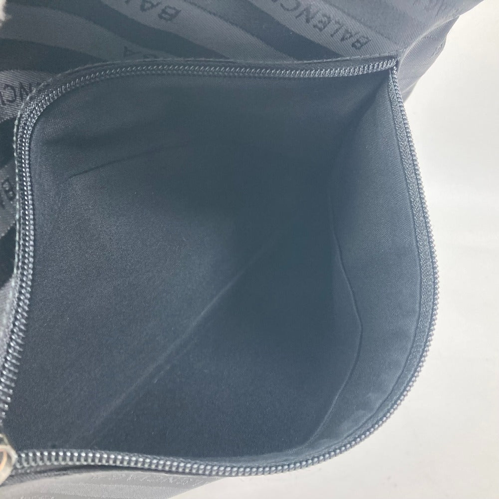 BALENCIAGA 459745 ロゴ エクスプローラー カバン ポーチ クラッチバッグ ナイロン メンズ ブラック