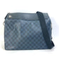LOUIS VUITTON N41348 Damier Cobalt Messenger Greenwich Crossbody Shoulder Bag in Damier Cobalt Canvas, Navy