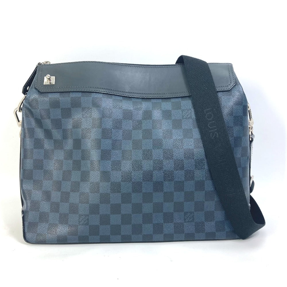 LOUIS VUITTON N41348 Damier Cobalt Messenger Greenwich Crossbody Shoulder Bag in Damier Cobalt Canvas, Navy