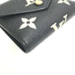 LOUIS VUITTON M80968 モノグラムアンプラント ポルトフォイユ ヴィクトリーヌ コンパクト ウォレット 3つ折り財布 モノグラムアンプラントレザー レディース ブラック