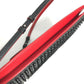 Christian Louboutin spiked stud 3-way clutch bag, handbag, crossbody bag, and shoulder bag in black leather for men