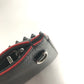 Christian Louboutin spiked stud 3-way clutch bag, handbag, crossbody bag, and shoulder bag in black leather for men