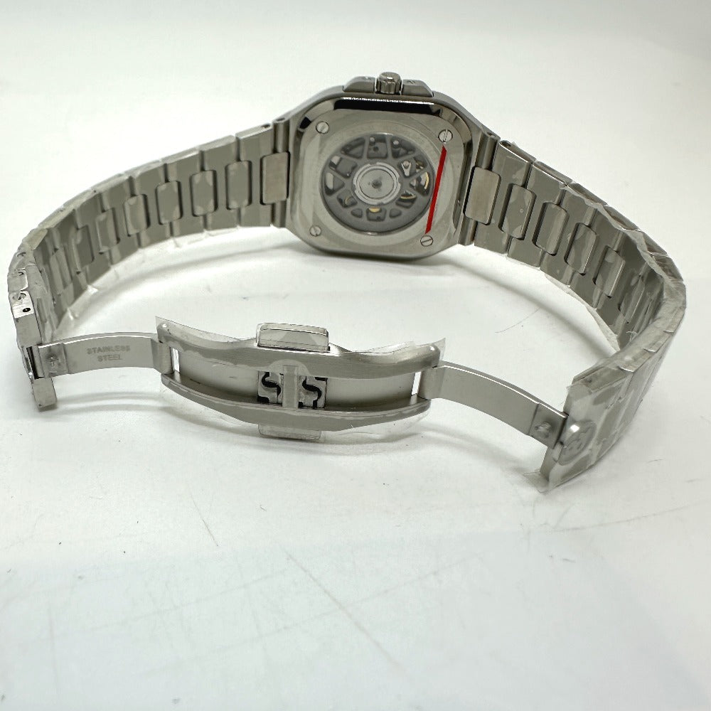 Bell &amp; Ross BR05 Blue Steel Automatic Date Watch, Stainless Steel, Men's, Silver