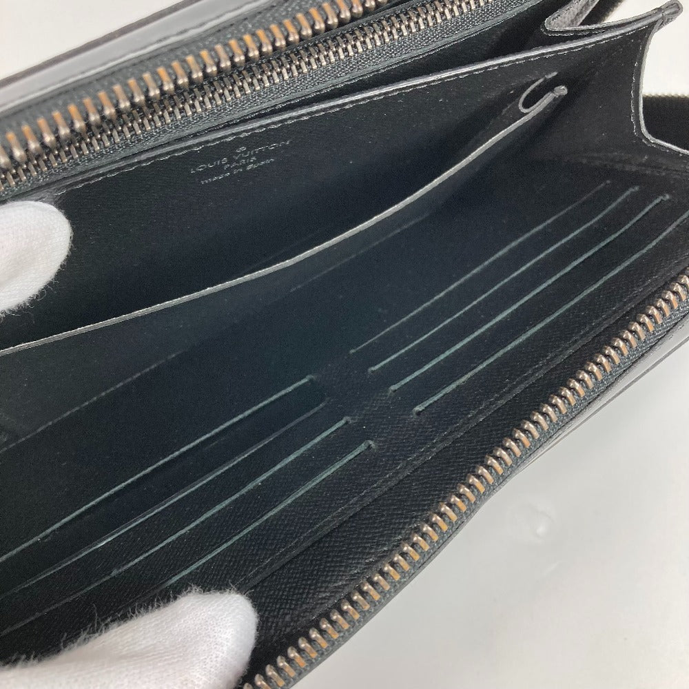 LOUIS VUITTON M61698 Monogram Eclipse Zippy XL Travel Case Handbag Long Wallet Monogram Eclipse Canvas Men's Black