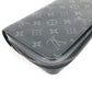 LOUIS VUITTON M61698 Monogram Eclipse Zippy XL Travel Case Handbag Long Wallet Monogram Eclipse Canvas Men's Black