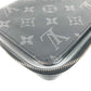 LOUIS VUITTON M61698 Monogram Eclipse Zippy XL Travel Case Handbag Long Wallet Monogram Eclipse Canvas Men's Black