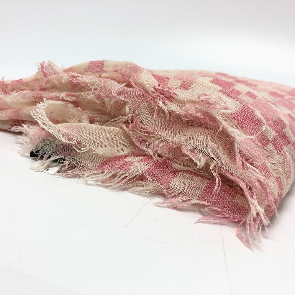 LOUIS VUITTON M72578 Damier Etoile Alizee Stole Cashmere Women's Pink