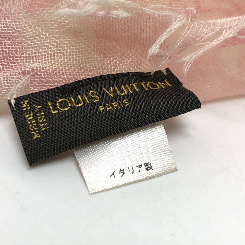 LOUIS VUITTON M72578 Damier Etoile Alizee Stole Cashmere Women's Pink