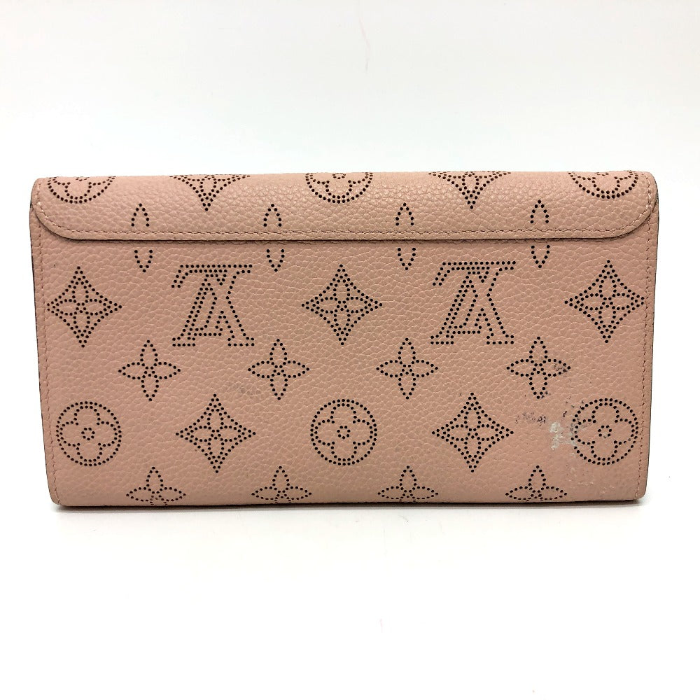 LOUIS VUITTON M60145 モノグラムマヒナ ポルトフォイユ イリス ウォレット 長財布 モノグラムマヒナ レディース マグノリア ピンク