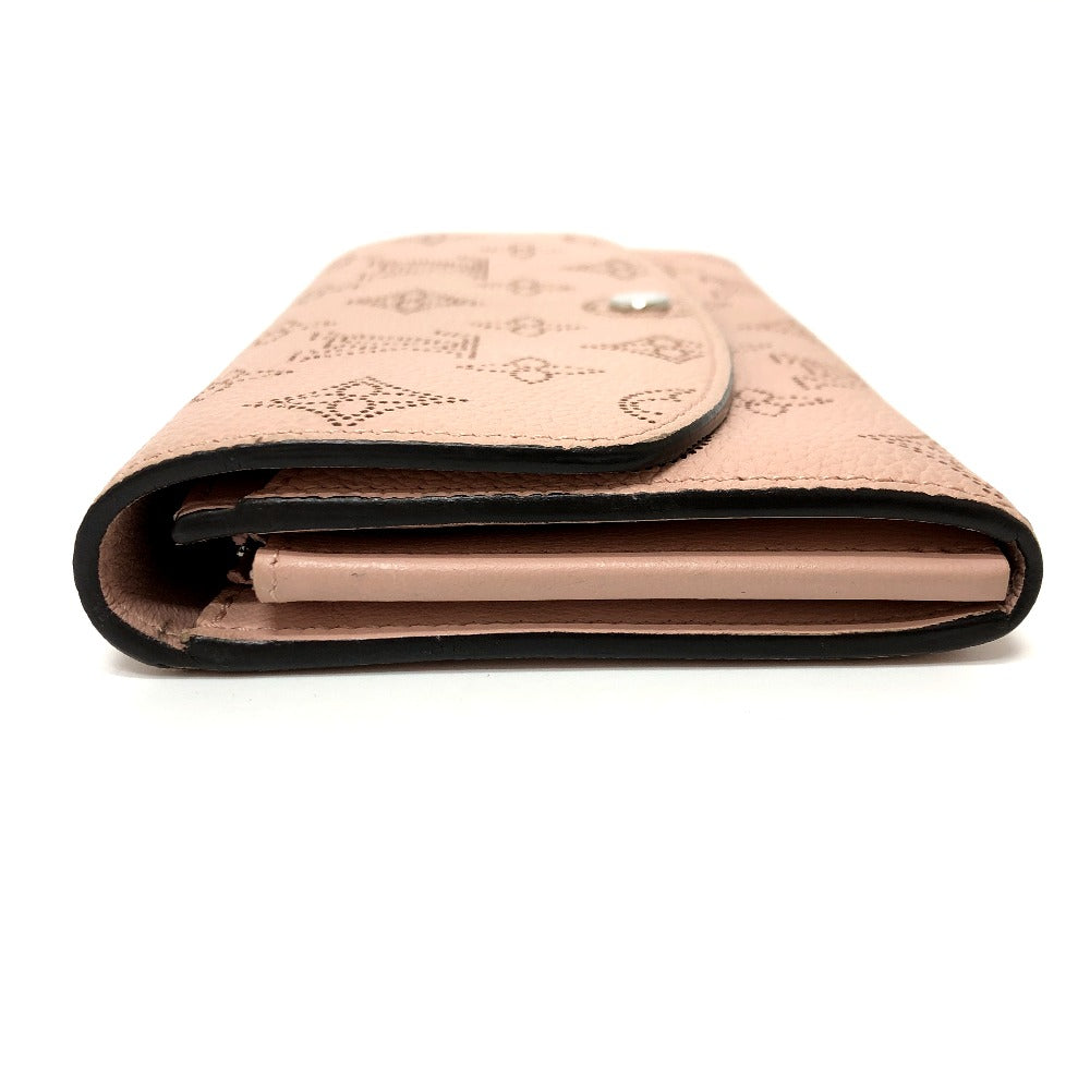 LOUIS VUITTON M60145 モノグラムマヒナ ポルトフォイユ イリス ウォレット 長財布 モノグラムマヒナ レディース マグノリア ピンク