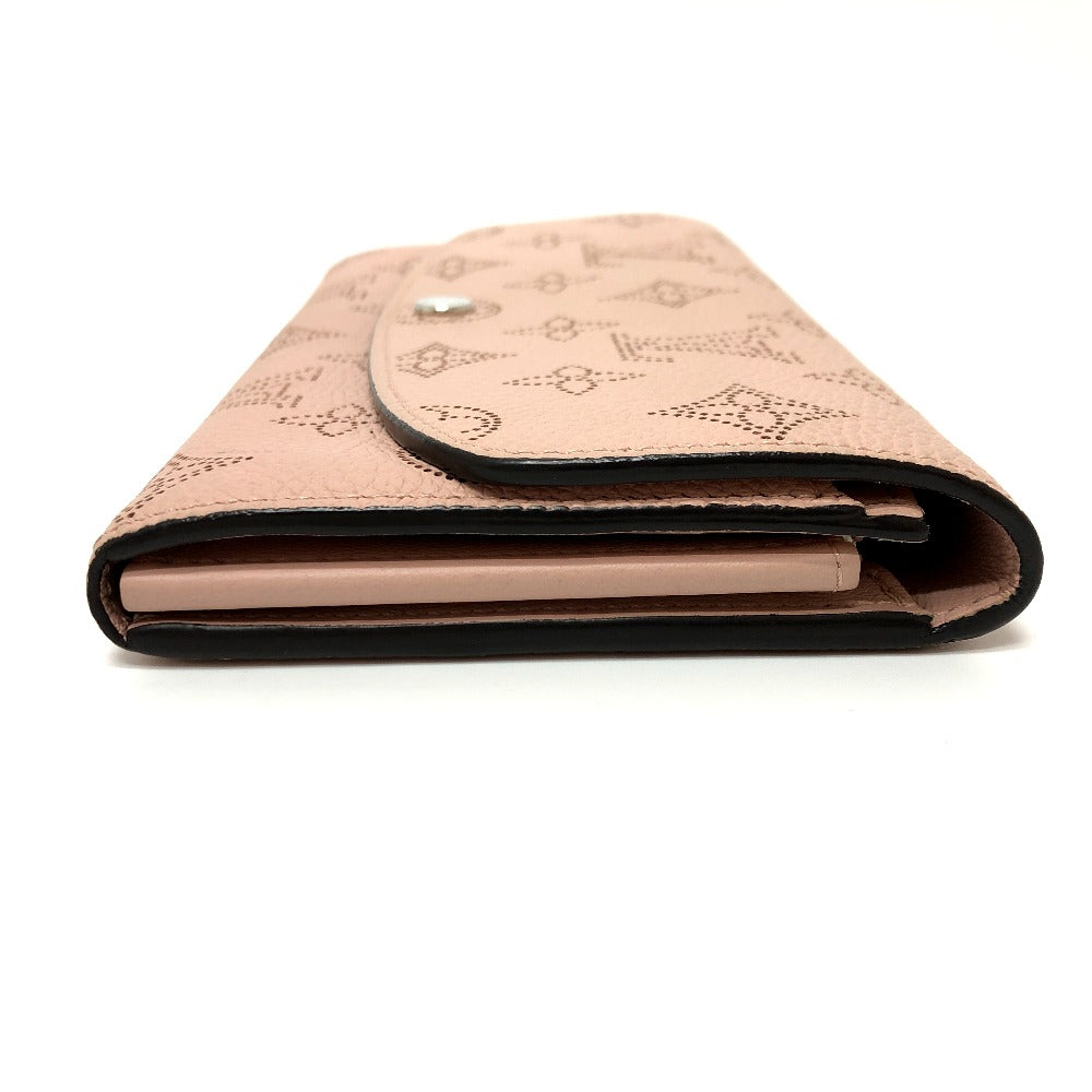 LOUIS VUITTON M60145 モノグラムマヒナ ポルトフォイユ イリス ウォレット 長財布 モノグラムマヒナ レディース マグノリア ピンク
