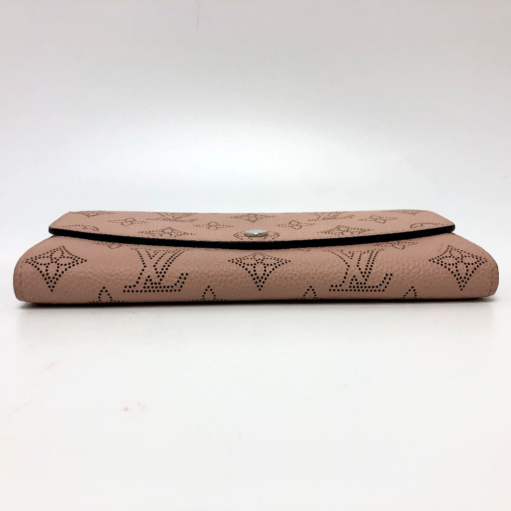 LOUIS VUITTON M60145 モノグラムマヒナ ポルトフォイユ イリス ウォレット 長財布 モノグラムマヒナ レディース マグノリア ピンク