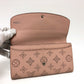 LOUIS VUITTON M60145 モノグラムマヒナ ポルトフォイユ イリス ウォレット 長財布 モノグラムマヒナ レディース マグノリア ピンク