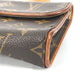 LOUIS VUITTON M51855 モノグラム ポシェット フロランティーヌ ボディバッグ ベルトバッグ カバン ウエストバッグ モノグラムキャンバス レディース ブラウン - brandshop-reference