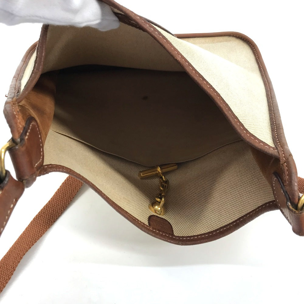 HERMES ヴェスパPM シェーヌダンクル ショルダーバッグ トワルオフィシェ/レザー レディース ベージュ