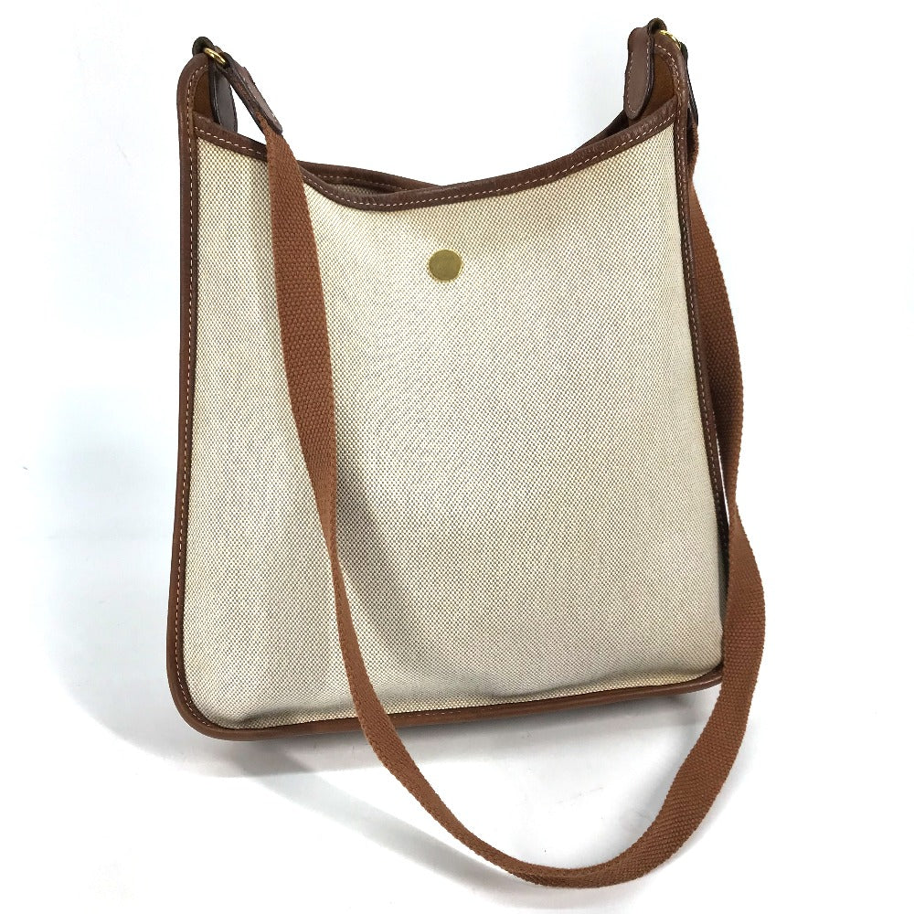 HERMES ヴェスパPM シェーヌダンクル ショルダーバッグ トワルオフィシェ/レザー レディース ベージュ