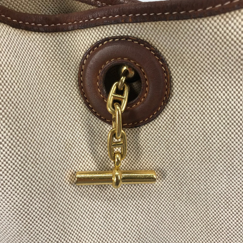 HERMES ヴェスパPM シェーヌダンクル ショルダーバッグ トワルオフィシェ/レザー レディース ベージュ